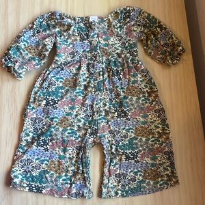 Kate Quinn Taffy Ditsy Garden Romper bamboo size 3-6 m